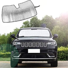 For 2011-2020 Jeep Grand Cherokee Windshield Sun Shade Foldable Sun Visor Aluminum Foil Sunshade RT-TCZ