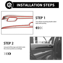 For 2011-2021 Jeep Grand Cherokee WK2 4X Inner Door Handle Trim Decor Cover RT-TCZ