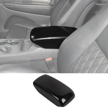 For 2011-2021 Jeep Grand Cherokee WK2 Black Carbon Fiber Central Armrest Box Panel Cover Trim RT-TCZ
