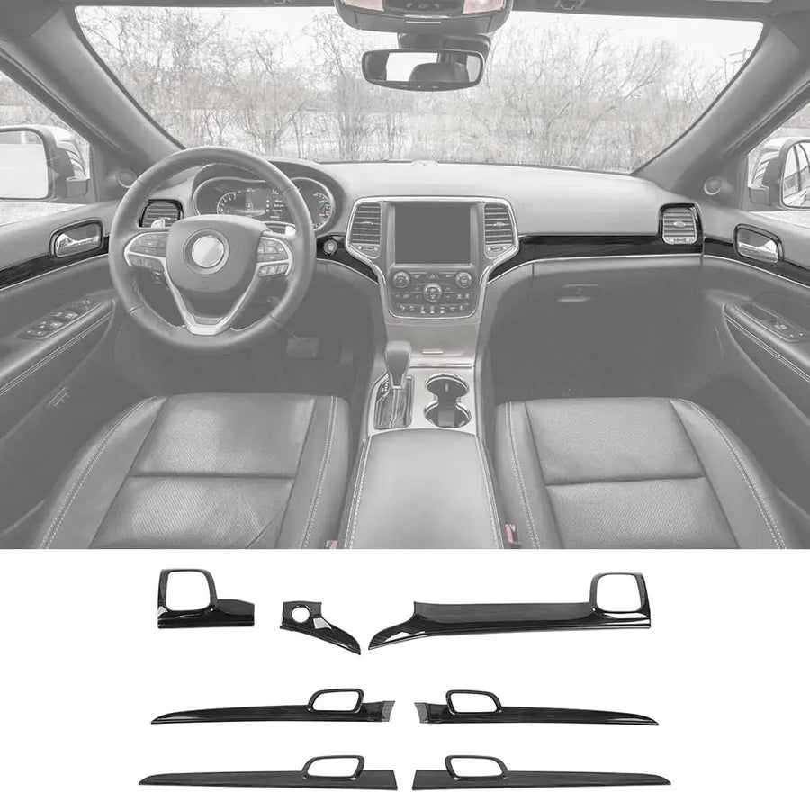 CHEDA Center Console Dashboard Panel Door Handle Trim Compatible with CHEDA Center Console Dashboard Panel Door Handle Trim Compatible with