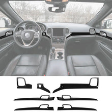 For 2011-2021 Jeep Grand Cherokee WK2 Dashboard Panel Trim & Door Handle Cover Kit RT-TCZ