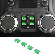 For 2011–2018 Jeep Wrangler JK Window Control Switch Trim – Aluminum Alloy Interior Button Cover RT-TCZ