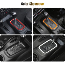 For 2011–2018 Jeep Wrangler JKU 4-Door 18PCS Interior Trim Kit – Dashboard & Center Console Decoration Cover RT-TCZ