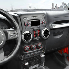 For 2012-2017 Jeep Wrangler JK Air Condition CD Switch Knob & Window Control Trim Cover RT-TCZ