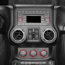 For 2012-2017 Jeep Wrangler JK Air Condition CD Switch Knob & Window Control Trim Cover RT-TCZ