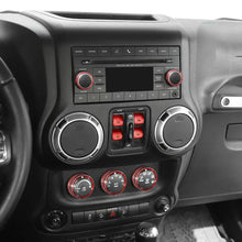 For 2012-2017 Jeep Wrangler JK Air Condition CD Switch Knob & Window Control Trim Cover RT-TCZ