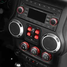 For 2012-2017 Jeep Wrangler JK Air Condition CD Switch Knob & Window Control Trim Cover RT-TCZ