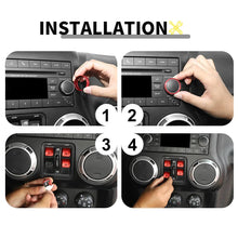 For 2012-2017 Jeep Wrangler JK Air Condition CD Switch Knob & Window Control Trim Cover RT-TCZ