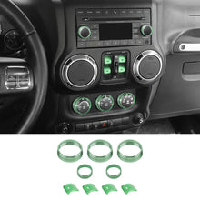 For 2012-2017 Jeep Wrangler JK Air Condition CD Switch Knob & Window Control Trim Cover RT-TCZ