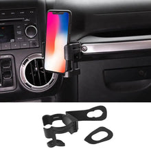 For 2012-2017 Jeep Wrangler JK JKU Multi-Function Drink Cup Phone Holder, 2 in 1 Bolt-on Stand Bracket Organizer RT-TCZ