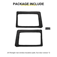 For 2012-2018 Jeep Wrangler JK Car Rear Window Insulation Cotton Cover Accessories (2 pcs) RT-TCZ