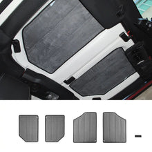 For 2012-2018 Jeep Wrangler JK Car Top Roof Insulation Cotton Sound Deadener (4 pcs) RT-TCZ