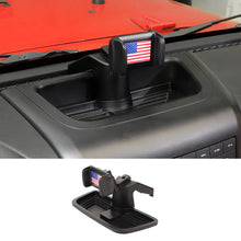 For 2012-2018 Jeep Wrangler JK Interior Center Console Phone Bracket Holder Storage Tray Dashboard RT-TCZ