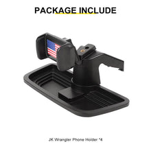 For 2012-2018 Jeep Wrangler JK Interior Center Console Phone Bracket Holder Storage Tray Dashboard RT-TCZ