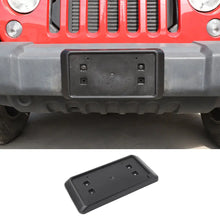 For 2013-2017 Jeep JK JKU Front License Plate Mounting Bracket ABS Black RT-TCZ