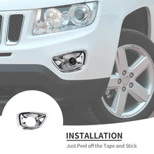 For 2014-2016 Jeep Compass Front Fog Light Lamp Cover Trim Car Exterior Accessories RT-TCZ