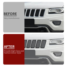 For 2014-2016 Jeep Grand Cherokee WK2 9 x Grille Insert Ring & Fog Light Cover Fog Lamp Trim RT-TCZ
