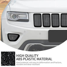 For 2014-2016 Jeep Grand Cherokee WK2 9 x Grille Insert Ring & Fog Light Cover Fog Lamp Trim RT-TCZ