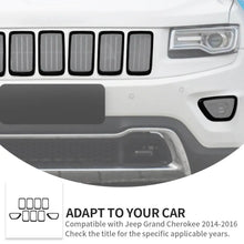 For 2014-2016 Jeep Grand Cherokee WK2 9 x Grille Insert Ring & Fog Light Cover Fog Lamp Trim RT-TCZ