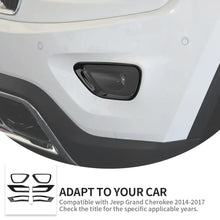 For 2014-2017 Jeep Grand Cherokee WK2 6-Piece Tail Lamp & Fog Light Cover Trim Kit Set RT-TCZ