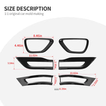 For 2014-2017 Jeep Grand Cherokee WK2 6-Piece Tail Lamp & Fog Light Cover Trim Kit Set RT-TCZ