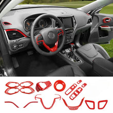 For 2014-2018 Jeep Cherokee 16-17 x Inner Center Console & Door Trim Kit RT-TCZ