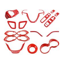 For 2014-2018 Jeep Cherokee 9 x Inner Center Console And Car Door Trim Kit RT-TCZ