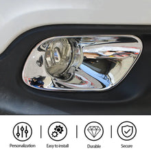 For 2014-2018 Jeep Cherokee  Front Fog Light Bezels Trim Frame Chrome RT-TCZ