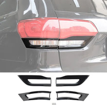 For 2014-2020 Jeep Grand Cherokee Rear Tail Light Lamp Trim Bezel Cover Kit, Black RT-TCZ