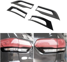 For 2014-2020 Jeep Grand Cherokee Rear Tail Light Lamp Trim Bezel Cover Kit, Black RT-TCZ