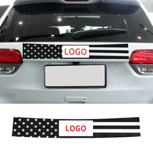 For 2014-2020 Jeep Grand Cherokee WK2 Black Flag Rear Tailgate Sticker Decal Cover RT-TCZ
