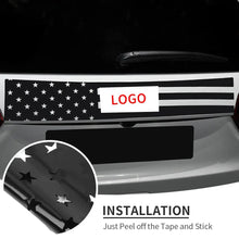 For 2014-2020 Jeep Grand Cherokee WK2 Black Flag Rear Tailgate Sticker Decal Cover RT-TCZ