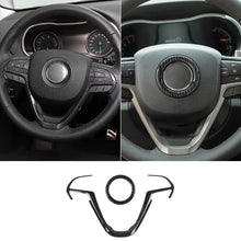 For 2014-2020 Jeep Grand Cherokee WK2 Steering Wheel Center Ring Cover Trim Kit RT-TCZ