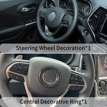 For 2014-2020 Jeep Grand Cherokee WK2 Steering Wheel Center Ring Cover Trim Kit RT-TCZ