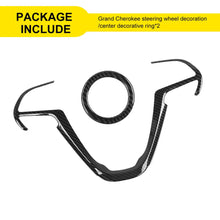 For 2014-2020 Jeep Grand Cherokee WK2 Steering Wheel Center Ring Cover Trim Kit RT-TCZ
