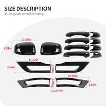 For 2014-2021 Jeep Grand Cherokee WK2 Door Handle Rearview Mirror Tail Light Trim Cover Set Kit RT-TCZ