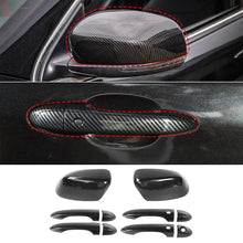 For 2014+ Jeep Cherokee /2017+ Compass Rearview Mirror & Door Handle Cover Trim Kit RT-TCZ