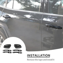 For 2014+ Jeep Cherokee /2017+ Compass Rearview Mirror & Door Handle Cover Trim Kit RT-TCZ