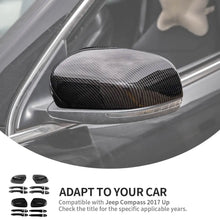 For 2014+ Jeep Cherokee /2017+ Compass Rearview Mirror & Door Handle Cover Trim Kit RT-TCZ