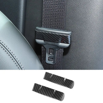 For 2014+ Jeep Cherokee /2017+ Compass Seat Safety Belt Buckle Cover Trim RT-TCZ