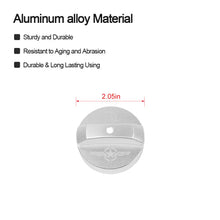 For 2014+ Jeep Cherokee Aluminum Alloy Inner Fuel Gas Lid Filler Tank Cap Door Cover RT-TCZ