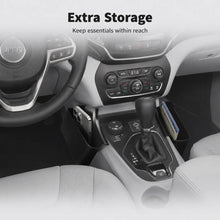 For 2014+ Jeep Cherokee Gear Shift Both Side Storage Box & Tray Center Console Organizer RT-TCZ