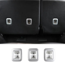 For 2014+ Jeep Cherokee Rear Seat Back backrest Cover Molding Trim 3PC RT-TCZ