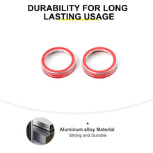 For 2014+ Jeep Cherokee & 2014-2020 Grand Cherokee Audio Switch Button Ring Trim Cover（2 pcs） RT-TCZ