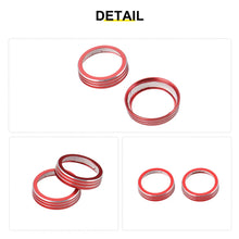 For 2014+ Jeep Cherokee & 2014-2020 Grand Cherokee Audio Switch Button Ring Trim Cover（2 pcs） RT-TCZ