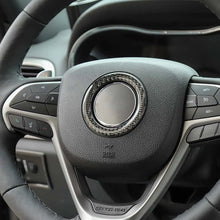 For 2014+ Jeep Grand Cherokee Interior Steering Wheel Trim Ring Bezel Cover RT-TCZ