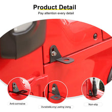 For 2014+ Jeep Wrangler JK JL Side A-pillar Corner Antenna Mounting Bracket Accessories RT-TCZ