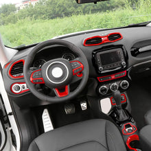 For 2015-2017 Jeep Renegade 31pcs Full Set Interior Decoration Trim Kit Cover RT-TCZ