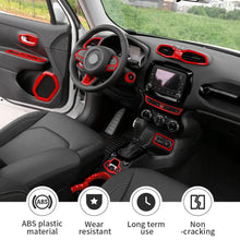 For 2015-2017 Jeep Renegade 31pcs Full Set Interior Decoration Trim Kit Cover RT-TCZ