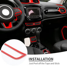 For 2015-2017 Jeep Renegade 31pcs Full Set Interior Decoration Trim Kit Cover RT-TCZ